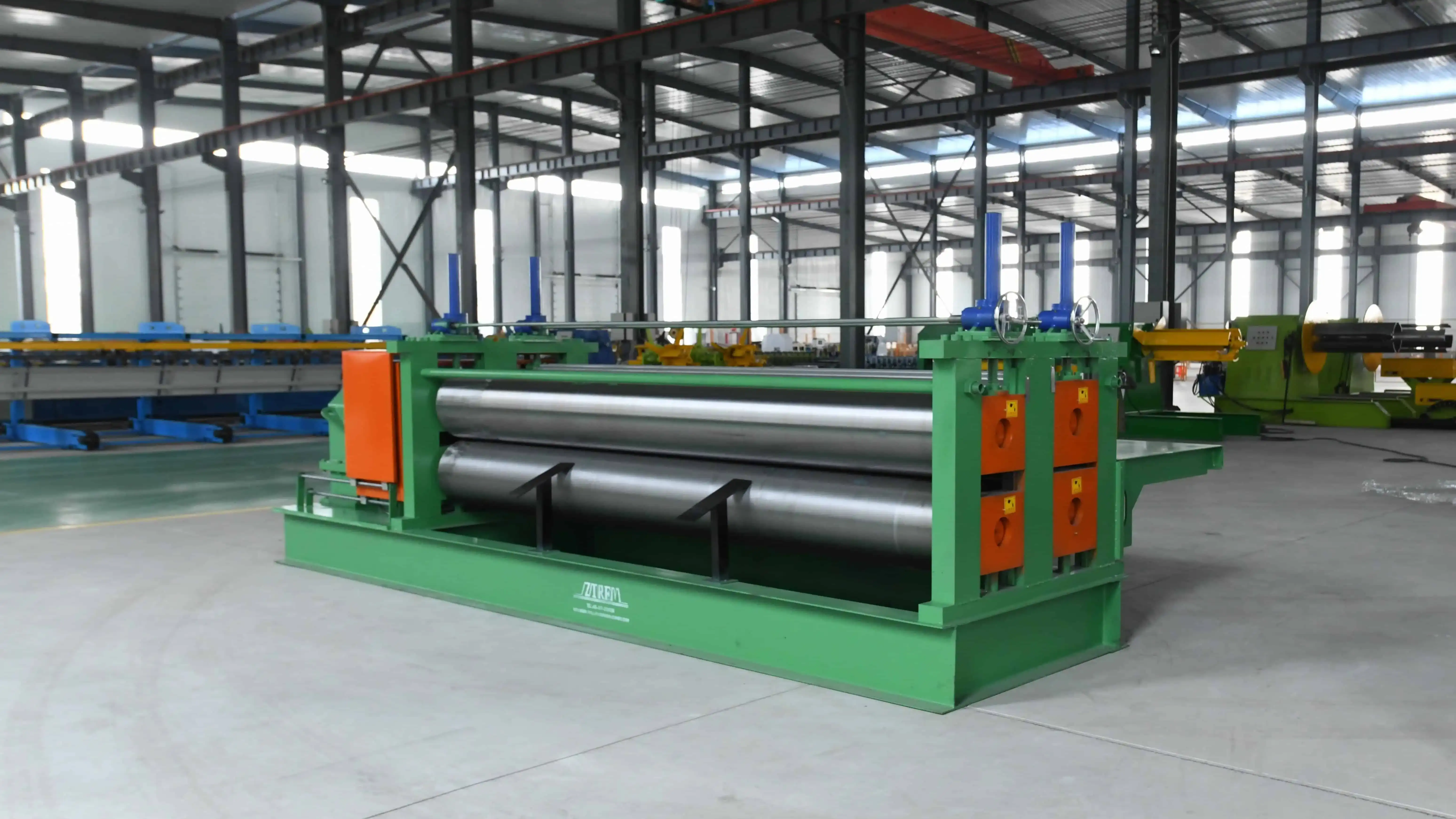 barrel corrugated roof sheet machine