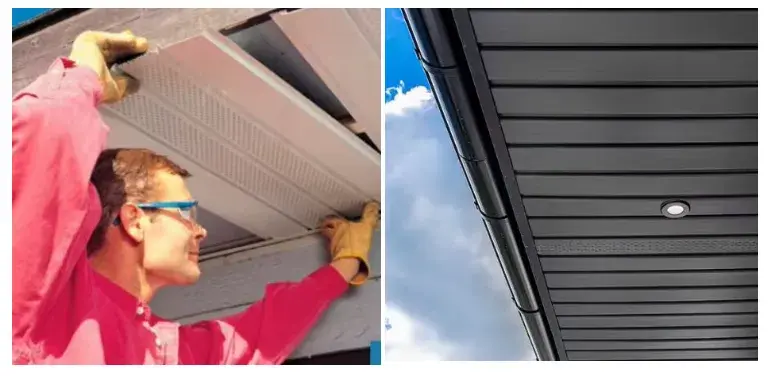 soffit panel application and installation soffit panel application and installation