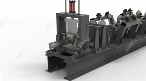 hat purlin machine 3D demo hat purlin machine 3D demo