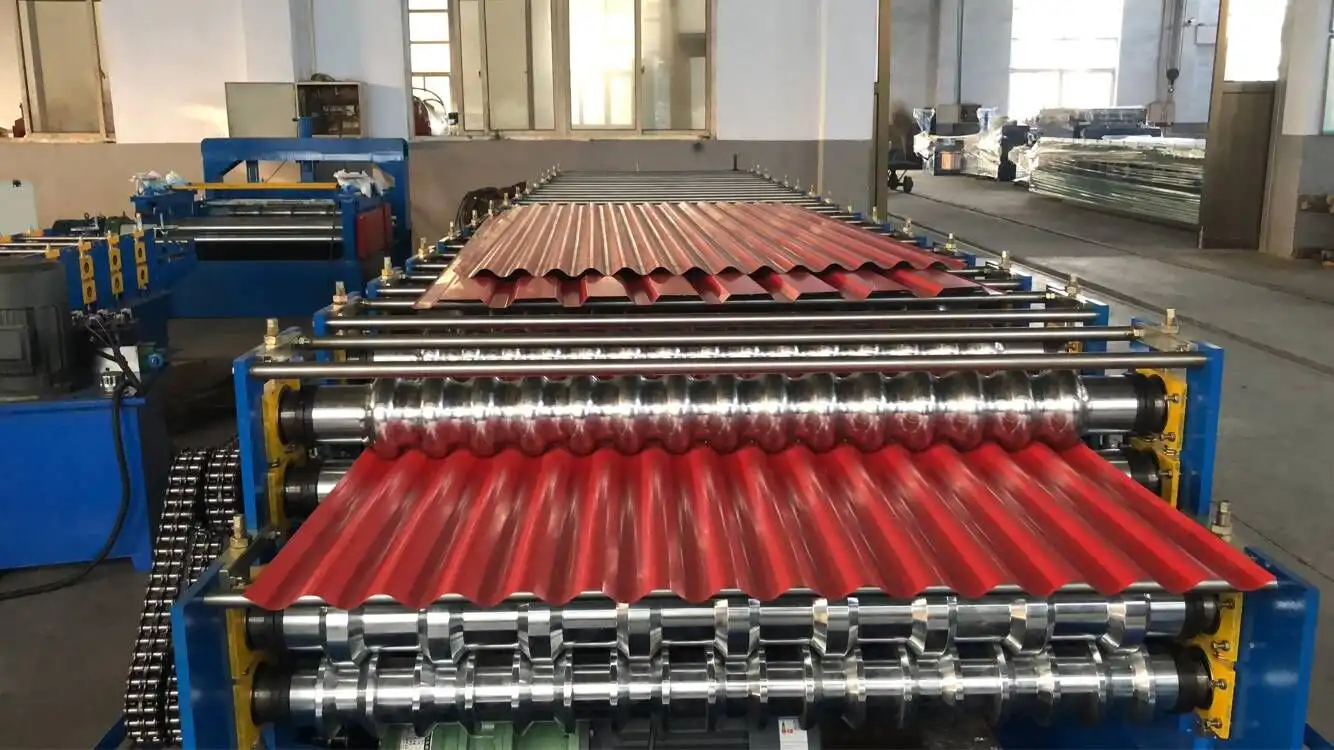 double deck roll forming machine double deck roll forming machine