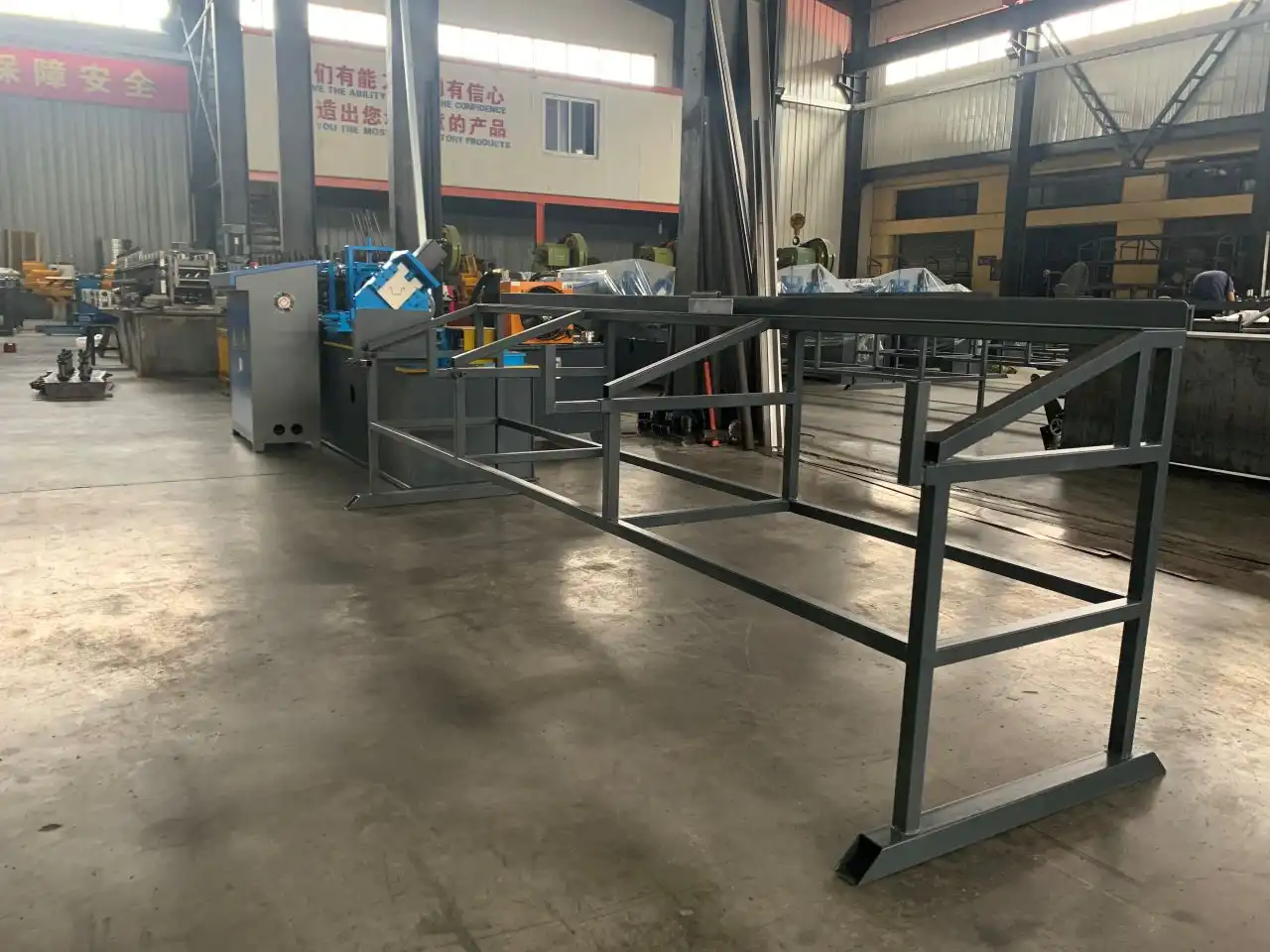 hat channel roll forming machine