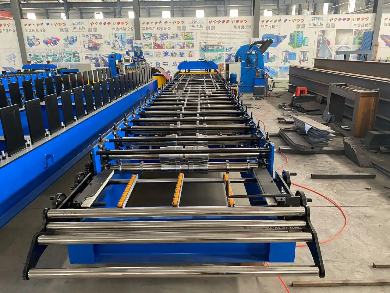 roof & wall panel roll forming machine