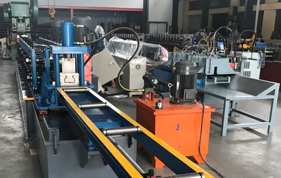 storage shelf roll forming machine