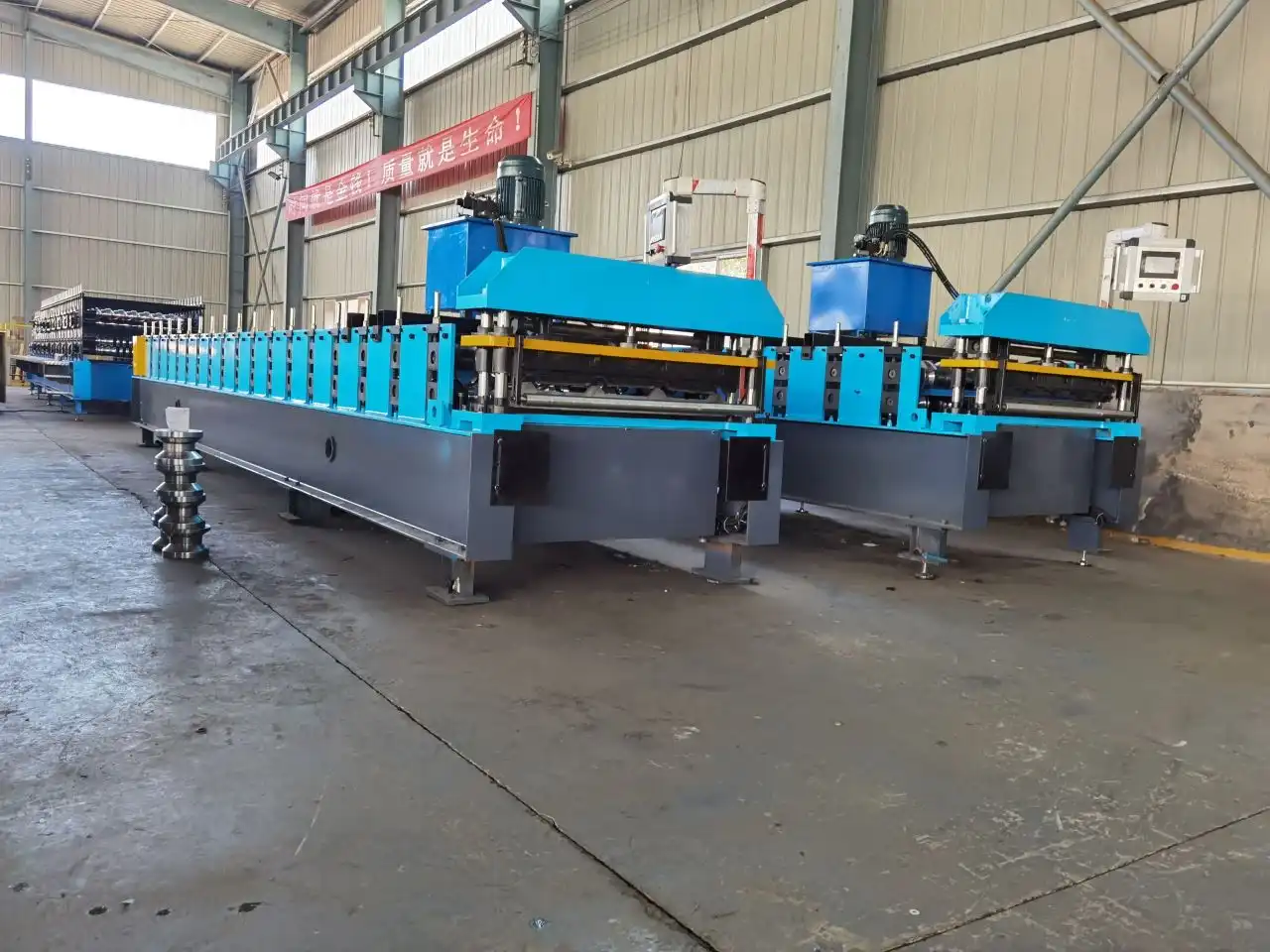 glazed roof sheet machine
