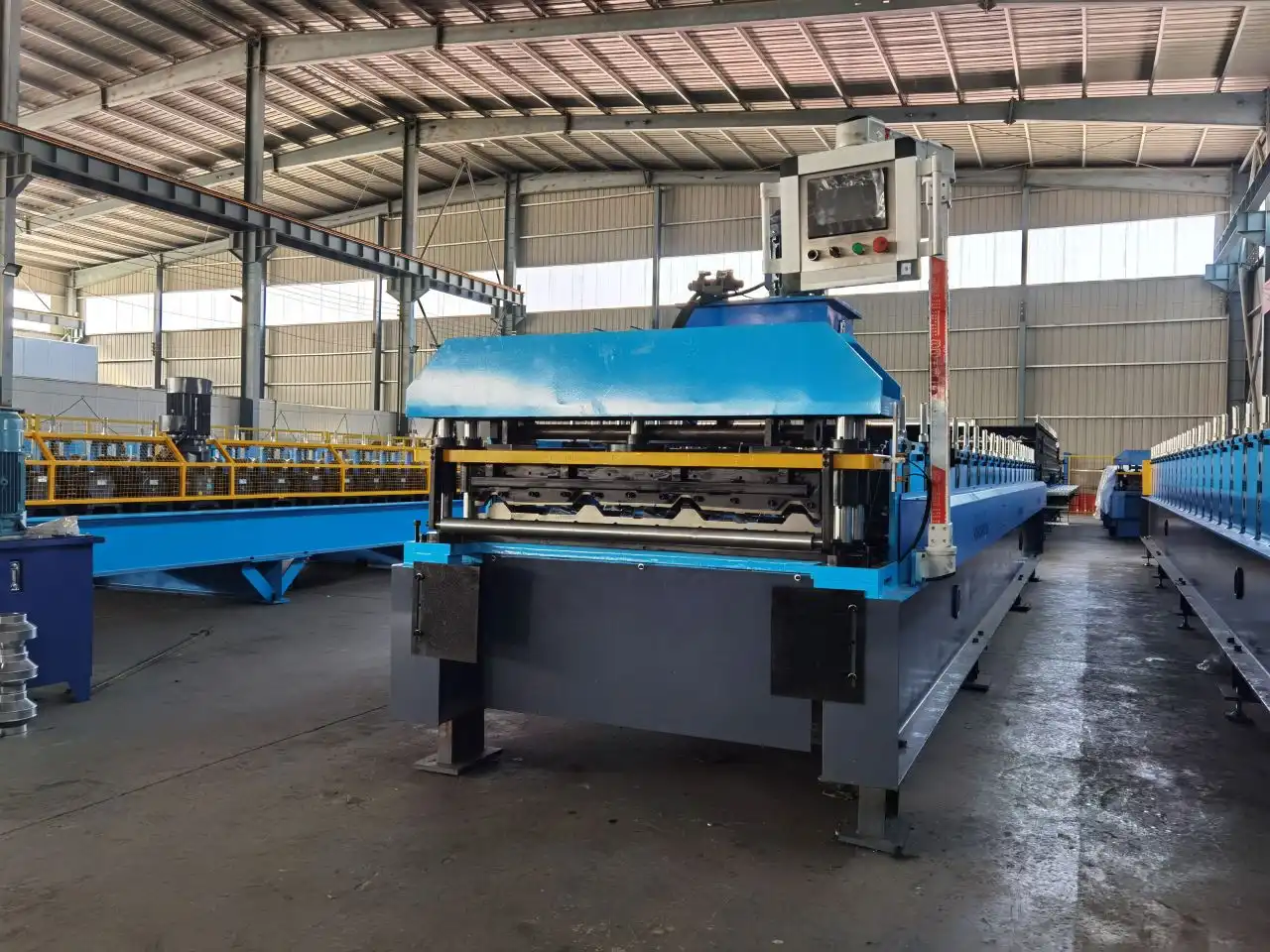 glazed roof sheet machine