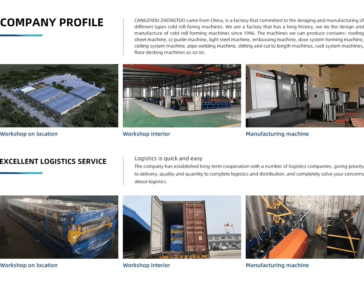 shelf panel roll forming machine