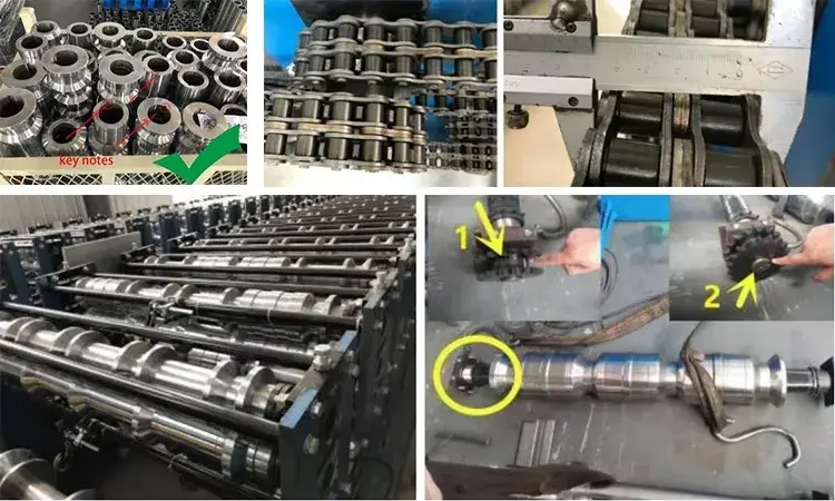rollers of roll forming machine
