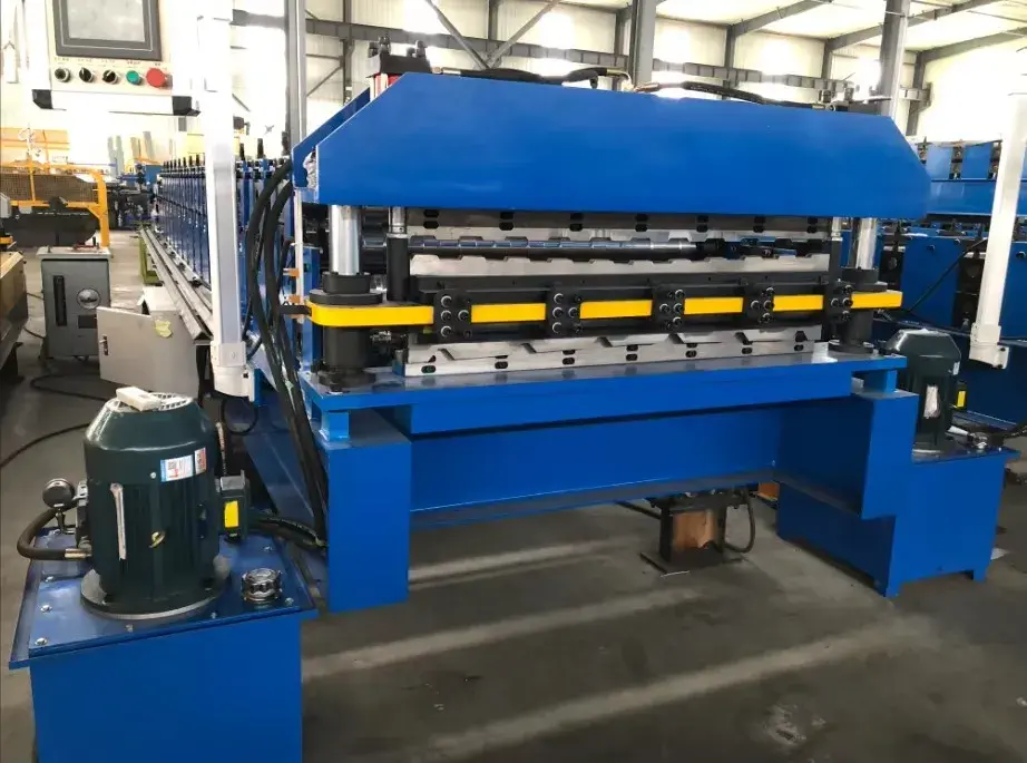 double layer trapezoidal roof sheet roll forming machine double layer trapezoidal roof sheet roll forming machine