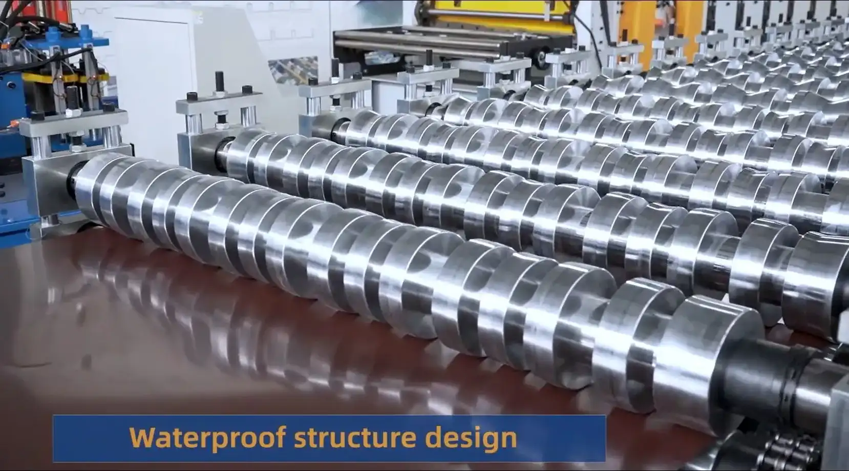metal glazed roof tile roll forming machine