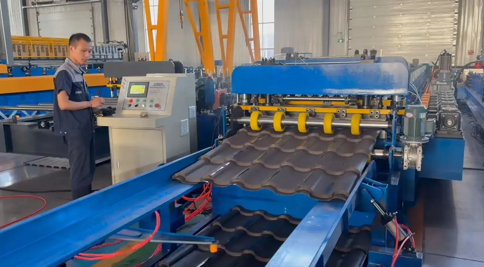  Adamante tile roof machine 