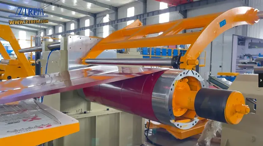 metal slitting coil line