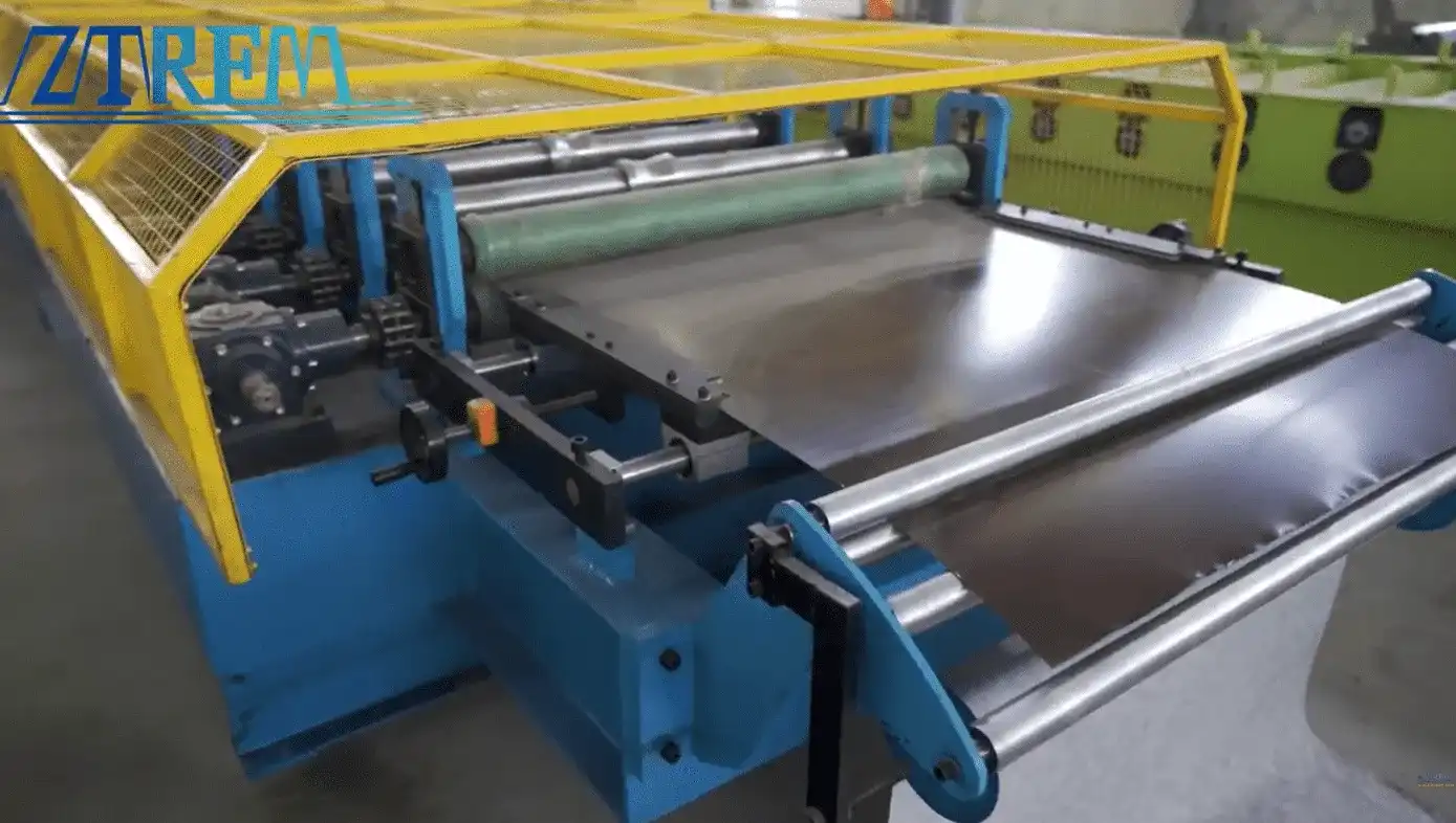 trapezoidal roof panel machine