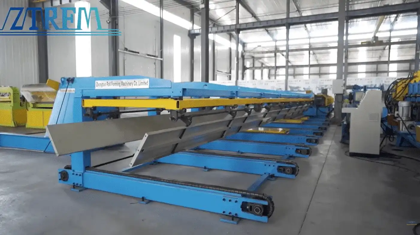 trapezoidal roof panel machine