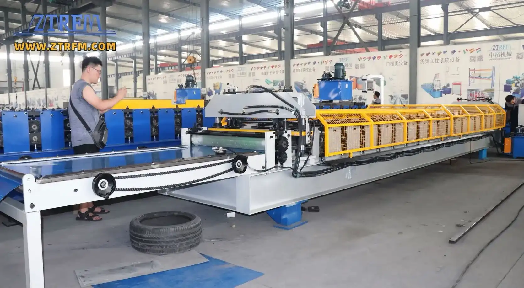AG roof panel roll forming line