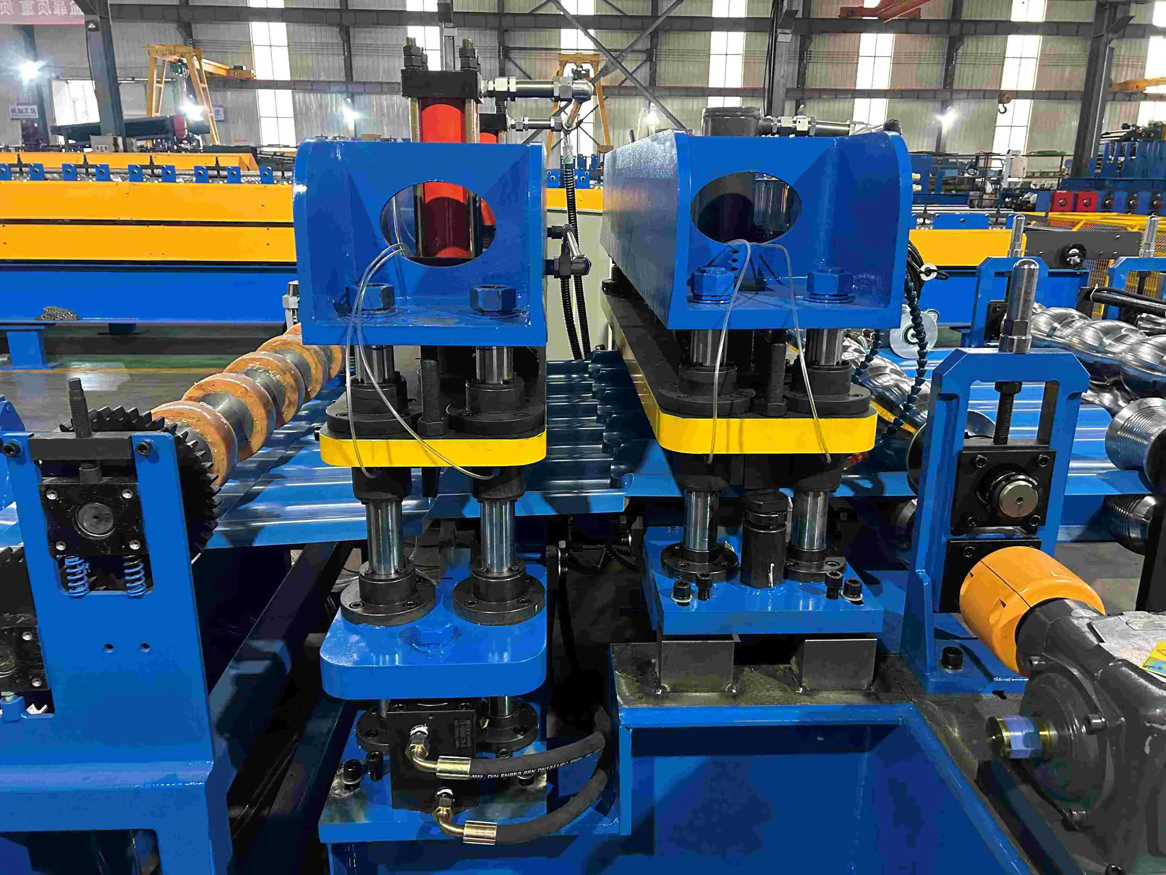 metal glazed roof tile roll forming line