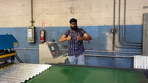corrugated roof sheet production line