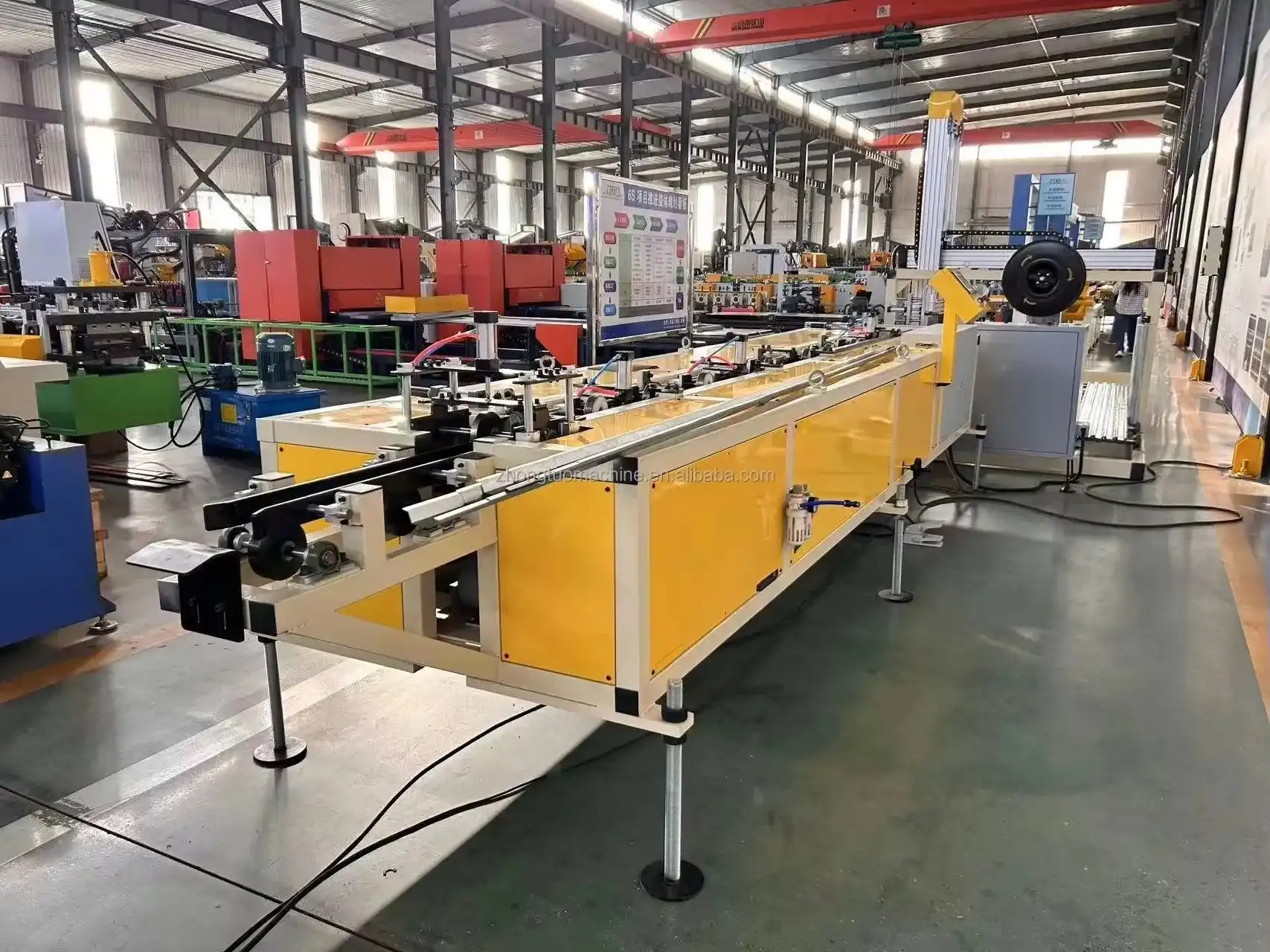hat furring channel production line