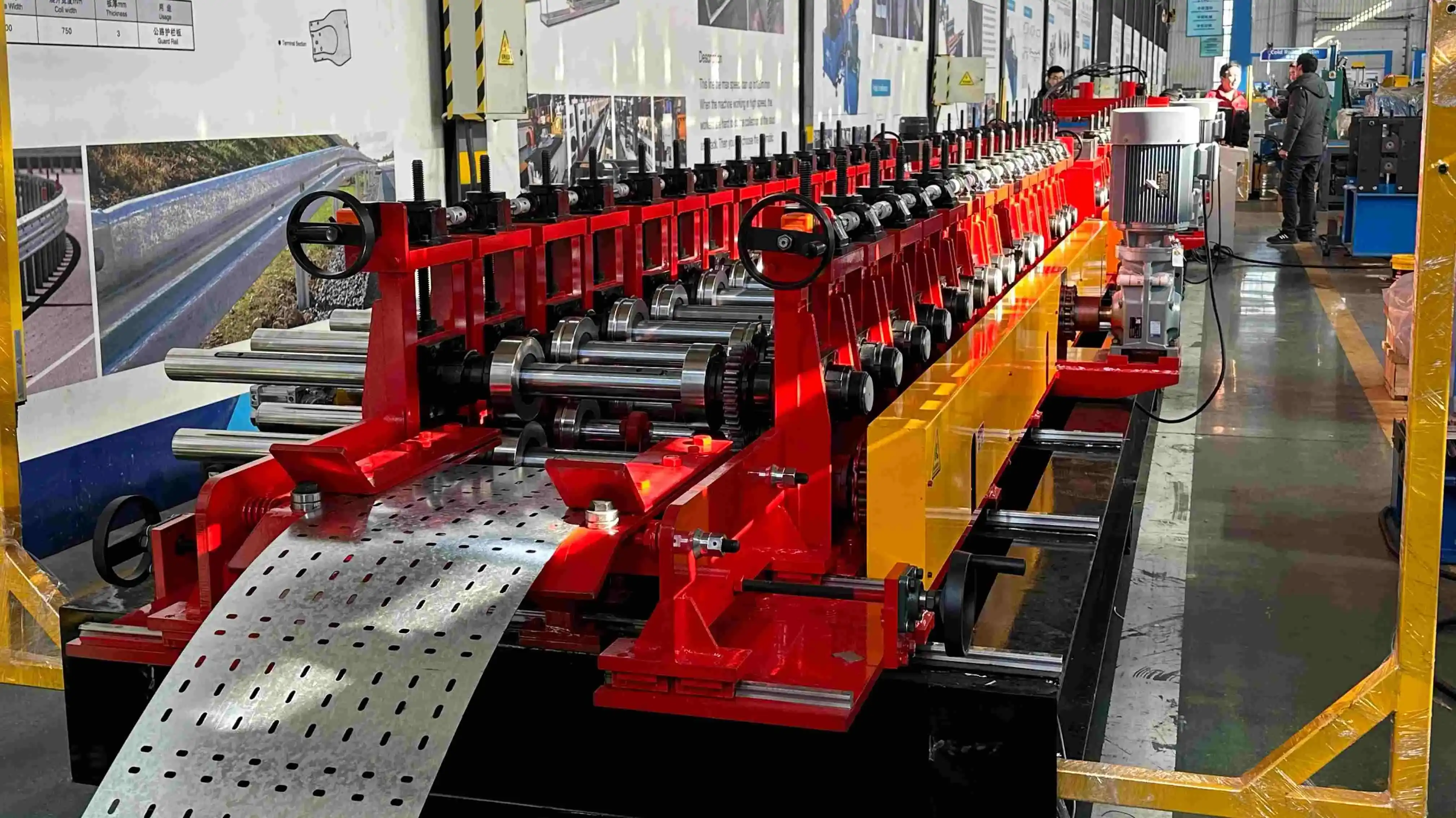 metal cable tray roll forming machine metal cable tray roll forming machine