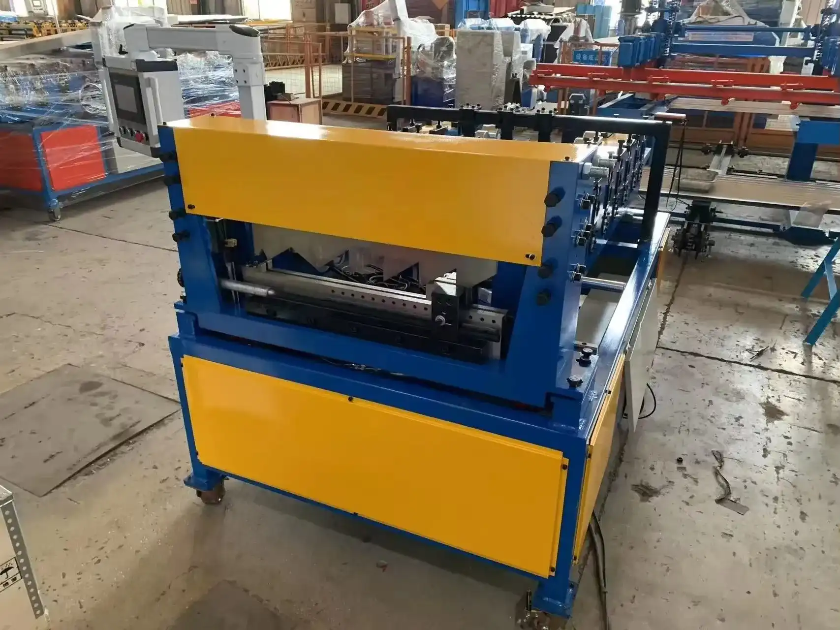 metal wall panel roll forming machine