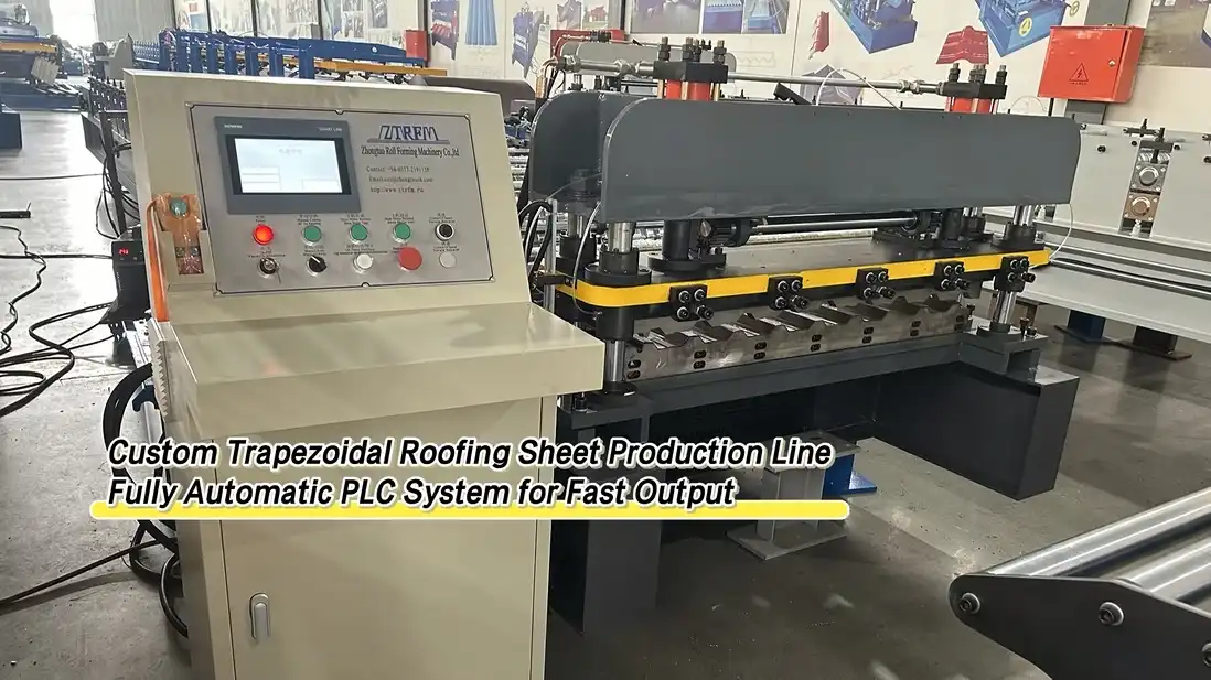 trapezoidal roof sheet roll forming machine trapezoidal roof sheet roll forming machine