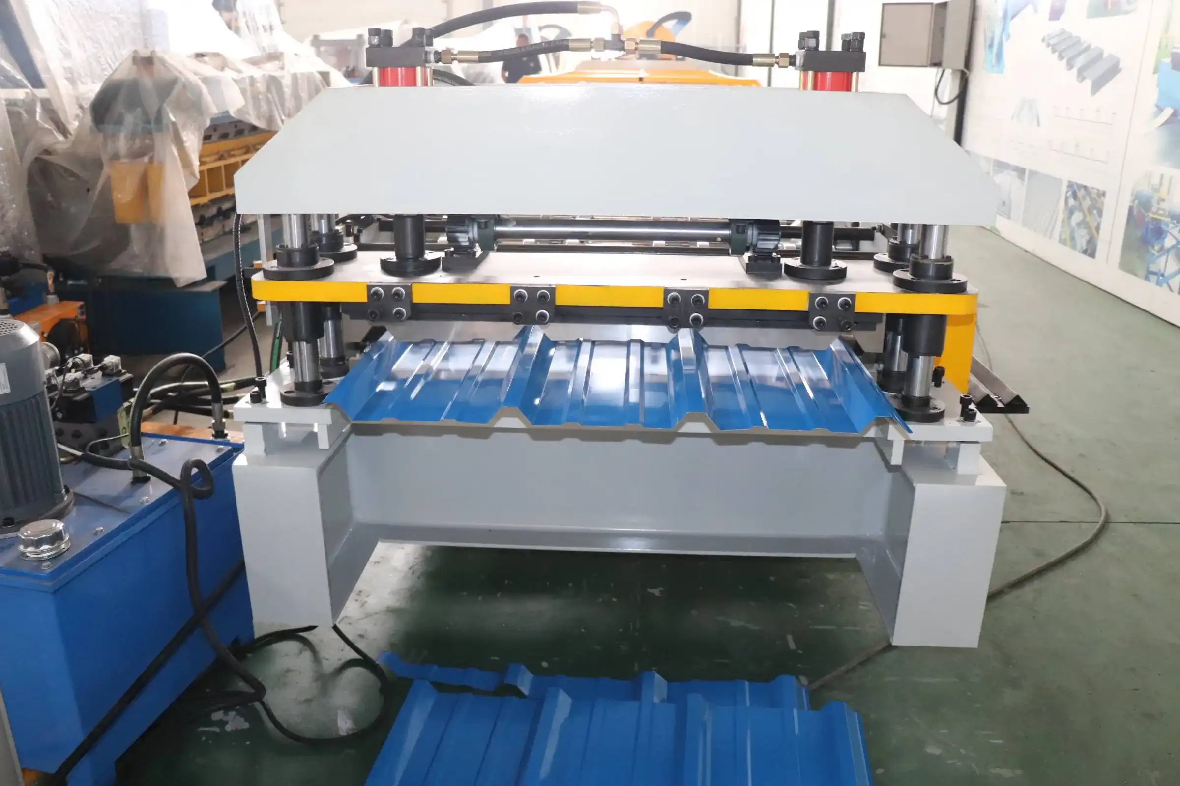PBR trapezoidal roof sheet roll forming machine PBR trapezoidal roof sheet roll forming machine