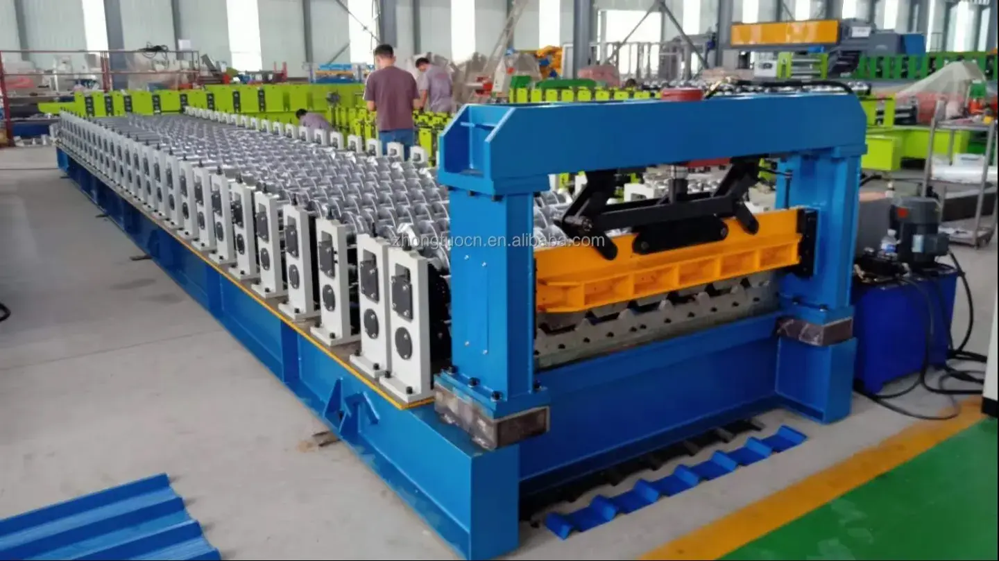 trapezoidal roof sheet roll forming machine trapezoidal roof sheet roll forming machine