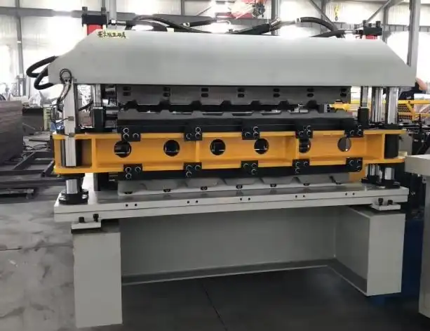 pbr trapezoidal roof sheet roll forming machine