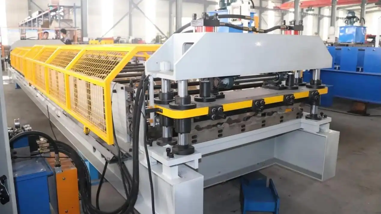 PBR trapezoidal roof sheet roll forming machine