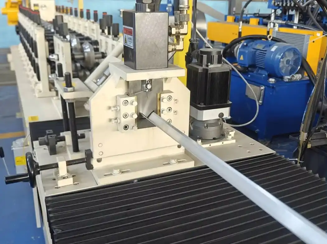 steel angle stud and track machine