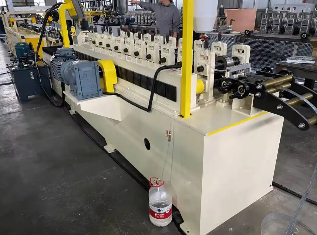 steel angle stud and track roll forming machine