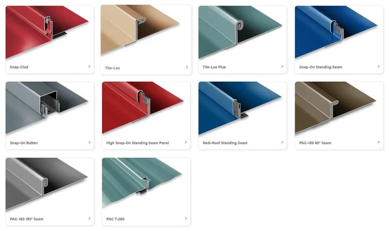 ALL TYPE OF Metal Roofing Panels ALL TYPE OF Metal Roofing Panels