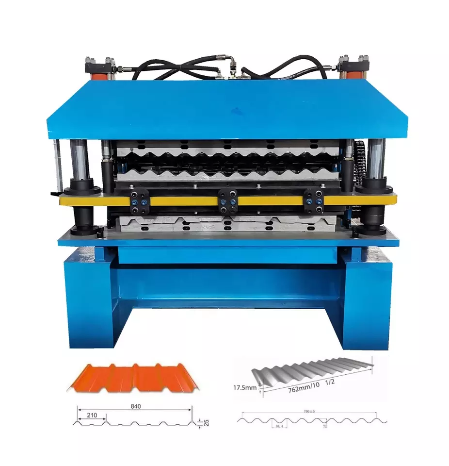 Read more about the article Double Layer Roofing Sheet Roll Forming Machine