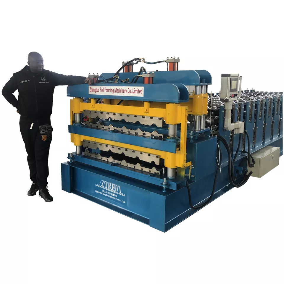 Read more about the article Step tile and IBR sheet Roll Forming Machine