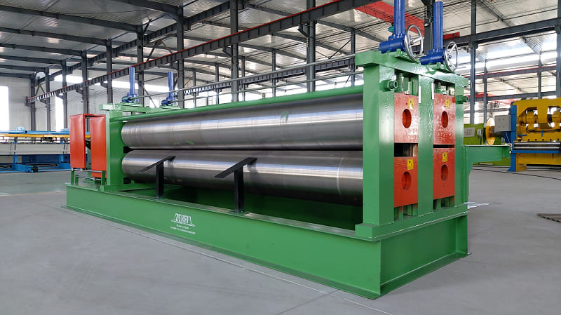 Read more about the article 0.13-0.6mm Barrel drum corrugated roof sheet roll forming machine