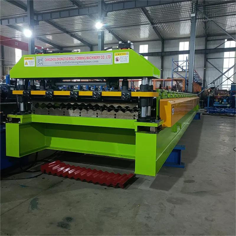 ZHOHGTUO New Material Corrugated Roofing Sheet Roll Forming Machine