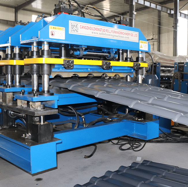 Resin Design High Speed Step Tile Rolling Forming Machine