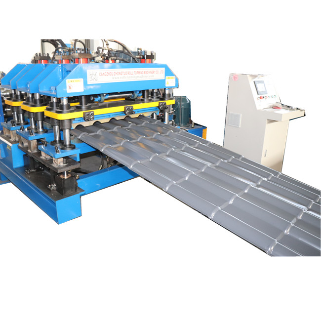 Read more about the article Resin Design High Speed Step Tile Rolling Forming Machine