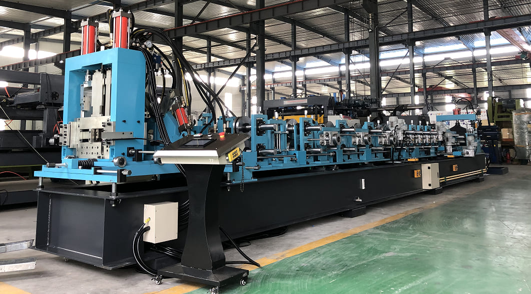 Automatic one bottom control C to Z CZ purline rolling forming machine