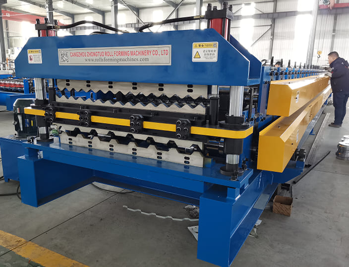 Double Layer Metal Roofing Sheet Rolling Forming Machine For Nicaragua
