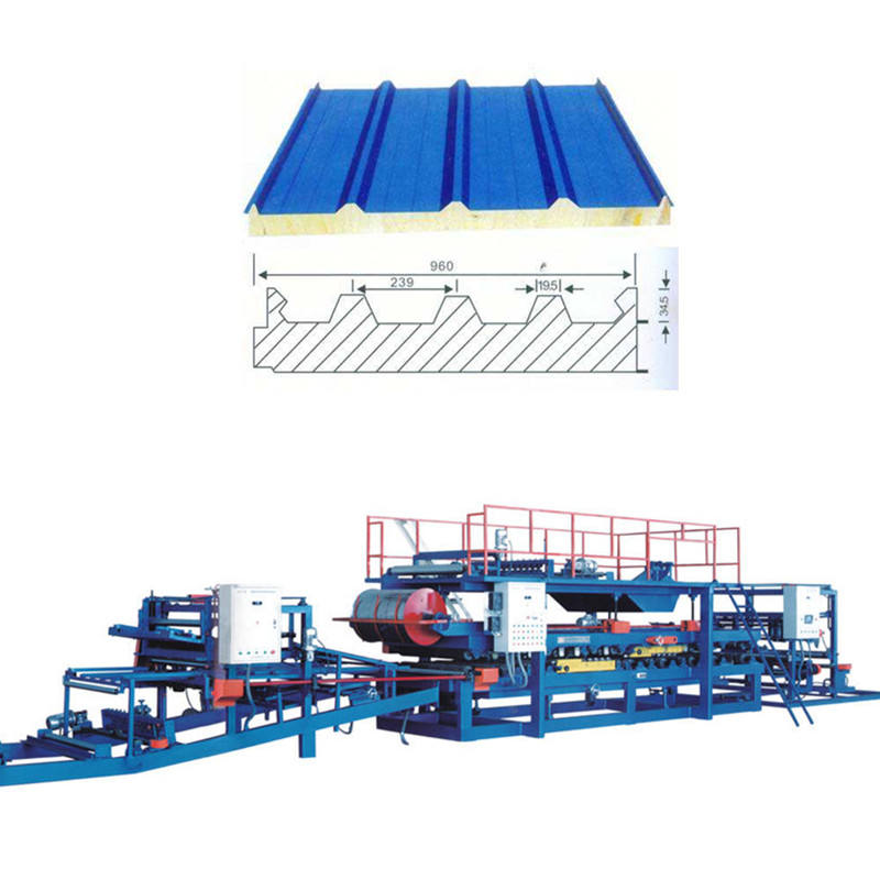 Read more about the article EPS PU wool sandwich board making machine EPS panel roll forming machine