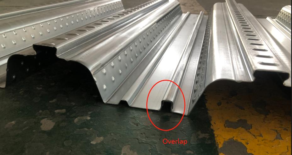 Composite metal floor decking rolling forming machine