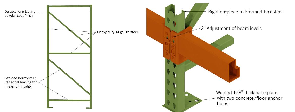 Pallet Rack Uprights/Upright Rack Roll Forming Machine