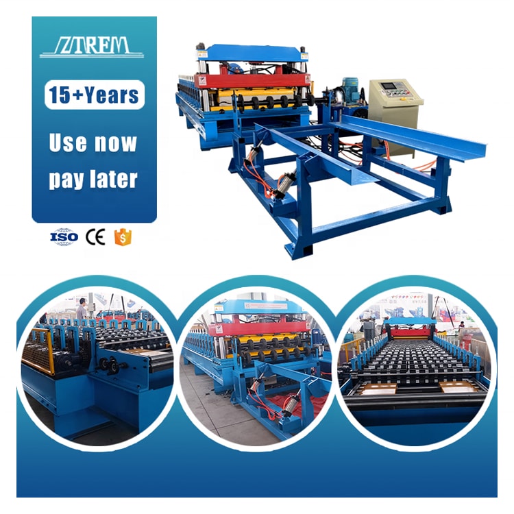 ZTRFM OEM ODM Customized Metal Roofing Machine Full Automatic Adamante Roof Tile Making Machine