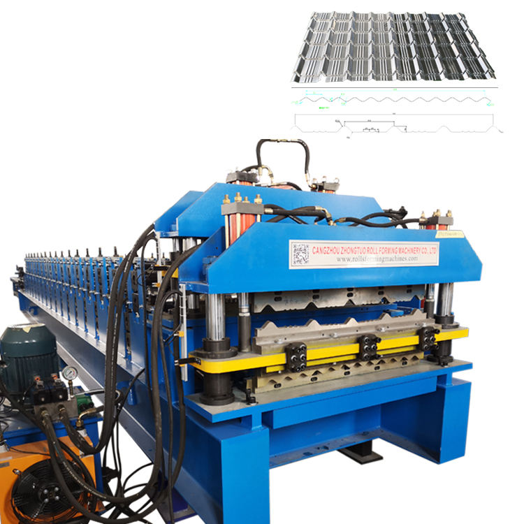 Read more about the article Best-Selling Roofing Tiles Machine Customization Double Layer Roof Sheet Roll Forming Machine