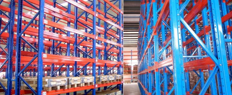 Application of the pallet rack