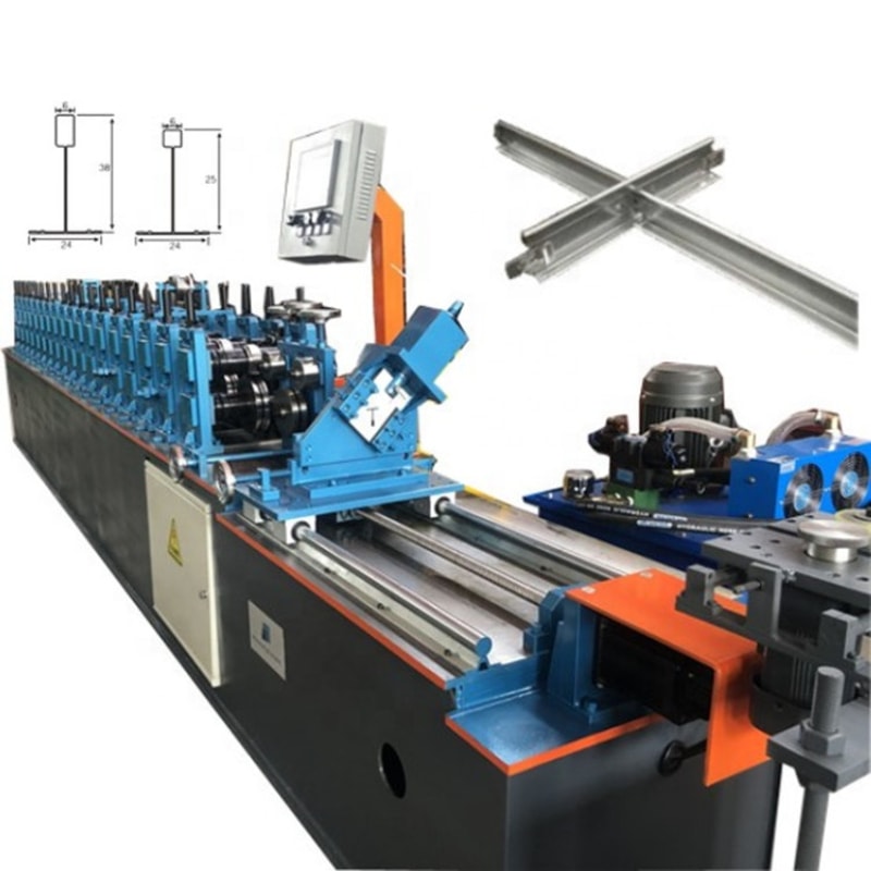 Read more about the article Zhongtuo suspension ceiling T grid roll forming machine