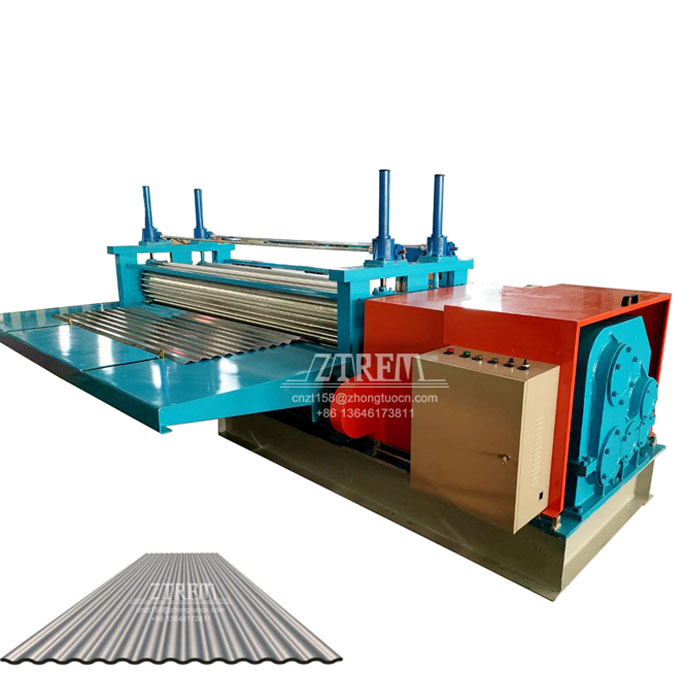 Read more about the article Zhongtuo Barrel Corrugated Thin Roof Sheet Machine